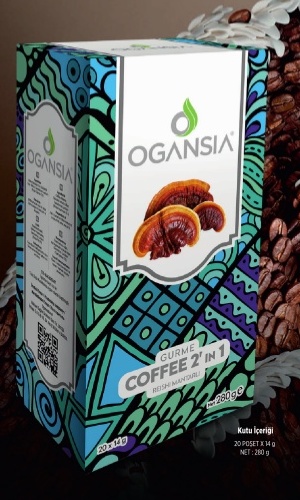 Ogansia Reishi Mantarlı Coffee 2 in 1