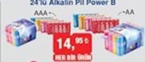 24lü Alkalin Pil Power B