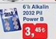6lı Alkalin 2032 Pil