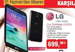 LG Cep Telefonu K10