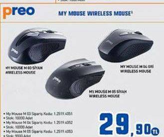 Preo My Mouse Wireless Mouse