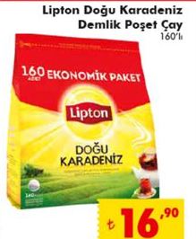 Lipton Doğu Karadeniz Demlik Poşet Çay