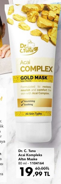 Dr C Tuna Acai Kompleks Altın Maske