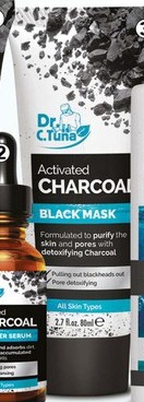 Dr Cevdet Tuna Aktif Karbon Siyah Maske