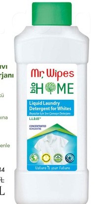 Mr.Wipes Konsantre Beyazlar için Sıvı Çamaşır Deterjanı