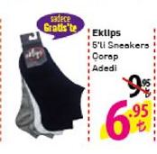 Eklips 5li Sneakers Çorap