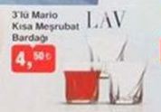 LAV 3ü Mario Kısa Meşrubat Bardağı