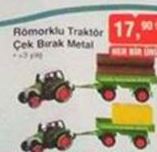 Römorklu Traktör Çek Bırak Metal